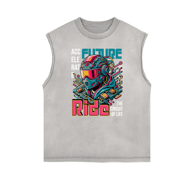 Frayed Edge Sci-Fi & Futurism Graphic Tank