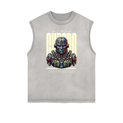 Frayed Edge Sci-Fi & Futurism Graphic Tank