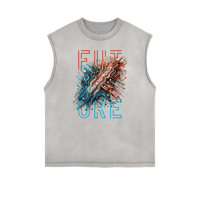 Frayed Edge Sci-Fi & Futurism Graphic Tank