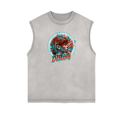 Frayed Edge Sci-Fi & Futurism Graphic Tank