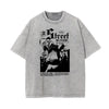 Stone Wash Street Fashion Graphic Tee