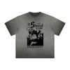 Vintage Frayed Street Fashion Pattern Tee