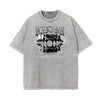 Stone Wash Street Fashion Graphic Tee