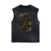 Frayed Street Fashion Graphic Tank