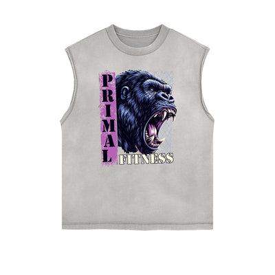 Frayed Edge Fitness Graphic Tank