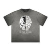 Thick Faded Splash Ink Graphic T Shirt