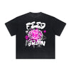 Vintage Frayed Splash Ink Graphic Tee