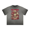 Vintage Frayed Rock Style Pattern Tee