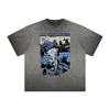 Vintage Frayed Rock Style Pattern Tee
