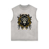 Frayed Edge African Totem Tank Top