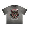 Thick Faded Butterfly Graphic T Shirt