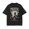 Washed Fallen Angel Graphic Cotton Tee