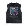 Frayed Edge Fallen Angel Graphic Tank Top