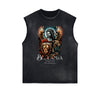 Frayed Edge Fallen Angel Graphic Tank Top