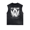 Frayed Edge Fallen Angel Graphic Tank Top