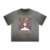 Thick Faded Floral Graphic T Shirt