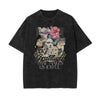 Washed Floral Graphic Cotton Tee