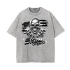 Washed Gangster Style Graphic Cotton Tee