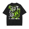 Washed Graffiti Graphic Cotton Tee