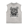 Frayed Edge Graffiti Graphic Tank