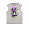 Frayed Edge Graffiti Graphic Tank