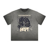 Vintage Frayed Graffiti Pattern Tee