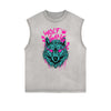 Frayed Edge Graffiti Graphic Tank