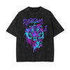 Washed Graffiti Graphic Cotton Tee