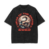 Washed Chinese Zodiac Graphic Cotton Tee