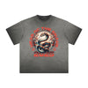 Vintage Frayed Chinese Zodiac Pattern Tee