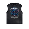 Frayed Edge Chinese Zodiac Graphic Tank Top