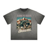 Thick Faded Retro Revival Graphic T Shirt