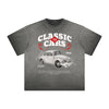 Thick Faded Retro Revival Graphic T Shirt