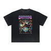 Thick Faded Winged Monster Graphic T Shirt