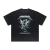 Thick Faded Winged Monster Graphic T Shirt
