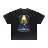 Vintage-Washed Frayed King Graphic Tee