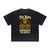 Vintage-Washed Frayed King Graphic Tee
