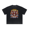 Vintage-Washed Frayed King Graphic Tee