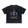 Vintage-Washed Frayed King Graphic Tee