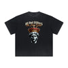 Vintage-Washed Frayed King Graphic Tee