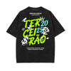 Stone-Washed Graffiti Font Tee