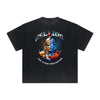 Vintage Frayed Guardian Pattern Tee