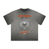 Heavyweight Washed Gothic Death Motif Tee