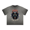 Heavyweight Washed Gothic Death Motif Tee