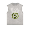 Frayed-Edge Gothic Death Motif Tank