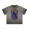 Heavyweight Washed Gothic Death Motif Tee