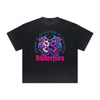 Vintage-Style Frayed Flower Graphic Tee
