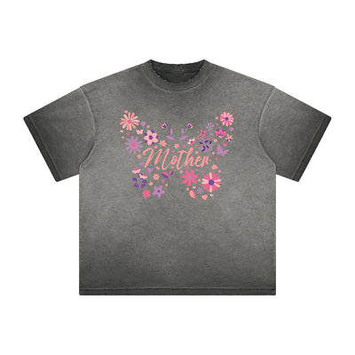 Heavyweight Washed Flower Graphic Tee