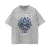 Washed Cotton Flower Graphic Tee