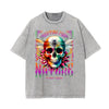 Washed Cotton Flower Graphic Tee
